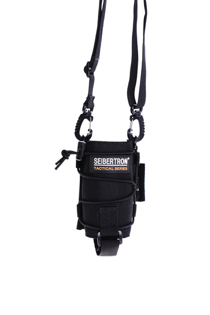 Seibertron Unisex Tactical Durable UV Resistant H2O Carrier/Bottle Holder MOLLE Compatible Water Bottle Pouch Black