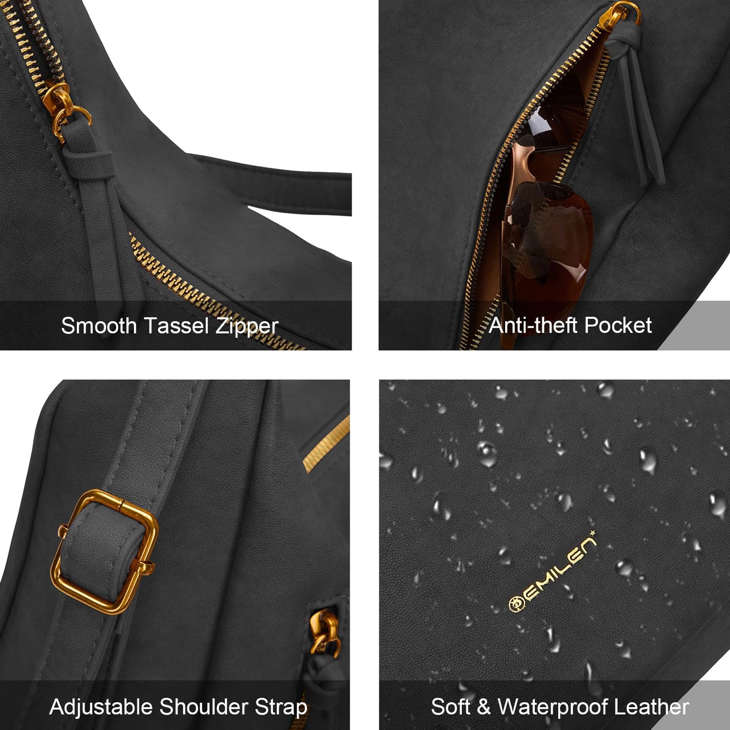 Women Hobo Bag Faux Leather Tote Handbags Clutch Purses Fashion Crossbody Bag Shoulder Bags