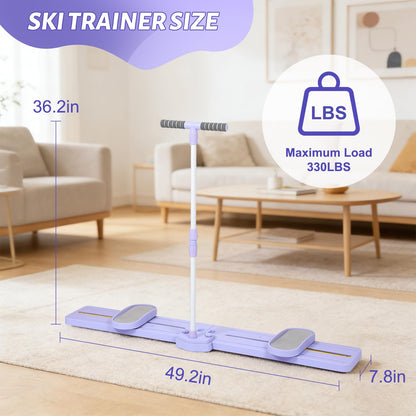 Skierg Machine, Portable Ski Machine, Foldable Leg Exercise Equipment, Full Body Shaping Workout Machine Perfect for Home, Gym, Office, Yard