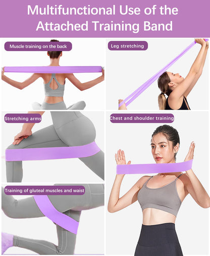 Tinrief 35 LB Thigh Exerciser Kegel Exerciser, Pelvic Floor Trainer, Kegel Trainer for Postpartum Rehabilitation, Trimmer Inner Thigh, Thigh Toner Workout (35LB Purple)