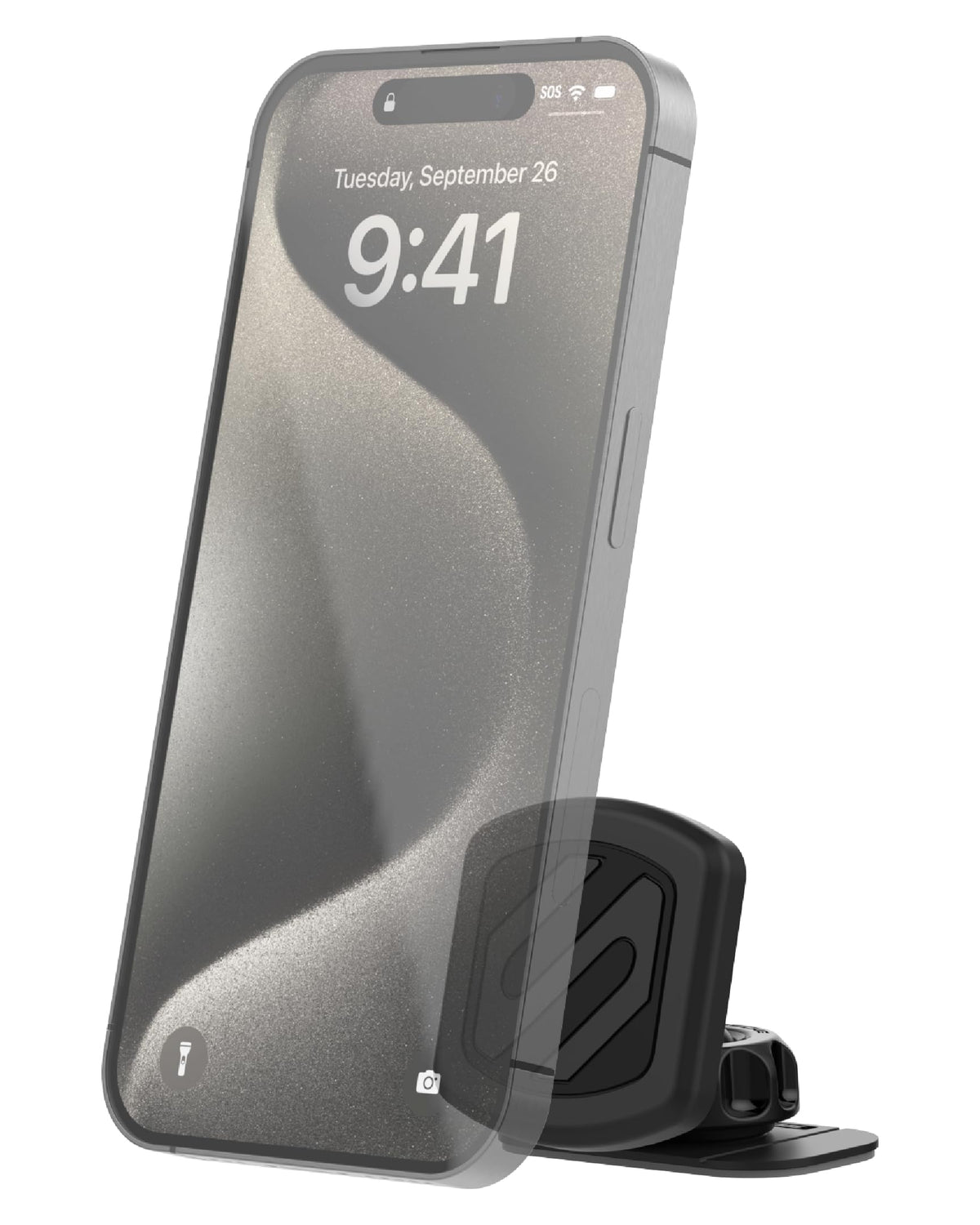 Scosche MAGWDM MagicMount Magnetic Car Phone Holder - Strong Magnet Mount for iPhone and Android - Secure Magnetic Cell Phone Mount for Window/Dash - Universal 360° Adjustable Mobile Cellphone Holder