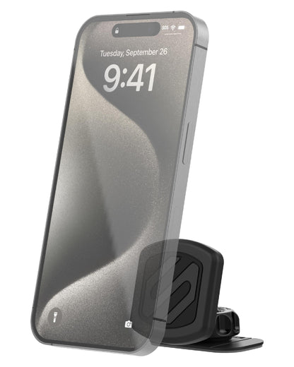 Scosche MAGWDM MagicMount Magnetic Car Phone Holder - Strong Magnet Mount for iPhone and Android - Secure Magnetic Cell Phone Mount for Window/Dash - Universal 360° Adjustable Mobile Cellphone Holder