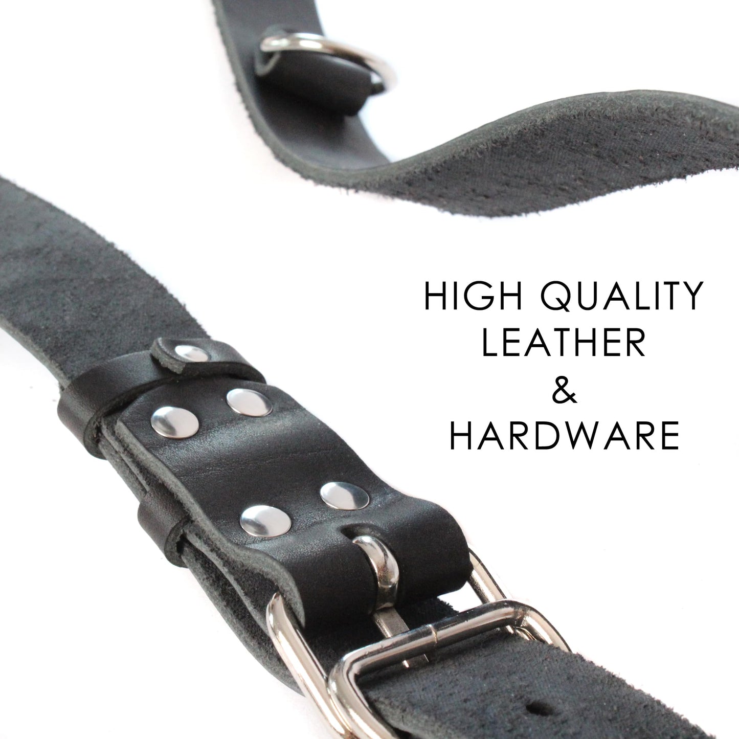 Leather Double Camera Strap - Shoulder Dual Camera Harness - Leather Strap for Two Cameras - Photographers Gear