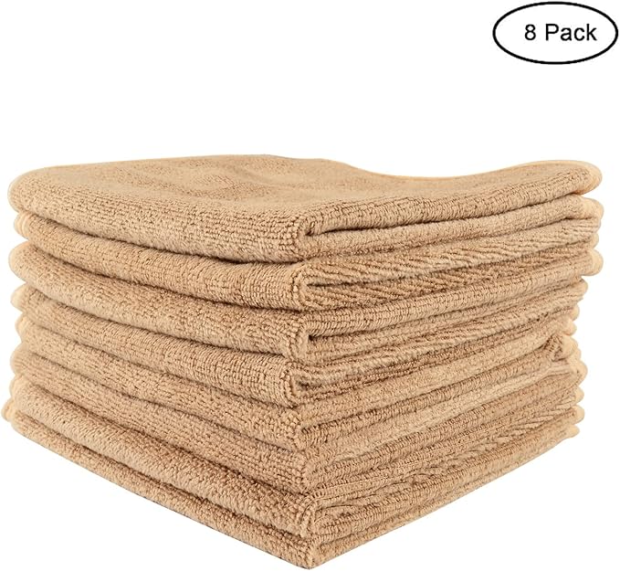 Microfiber Facial Cloths, 8 Pack, Super Absorbent, Quick Drying Fast,