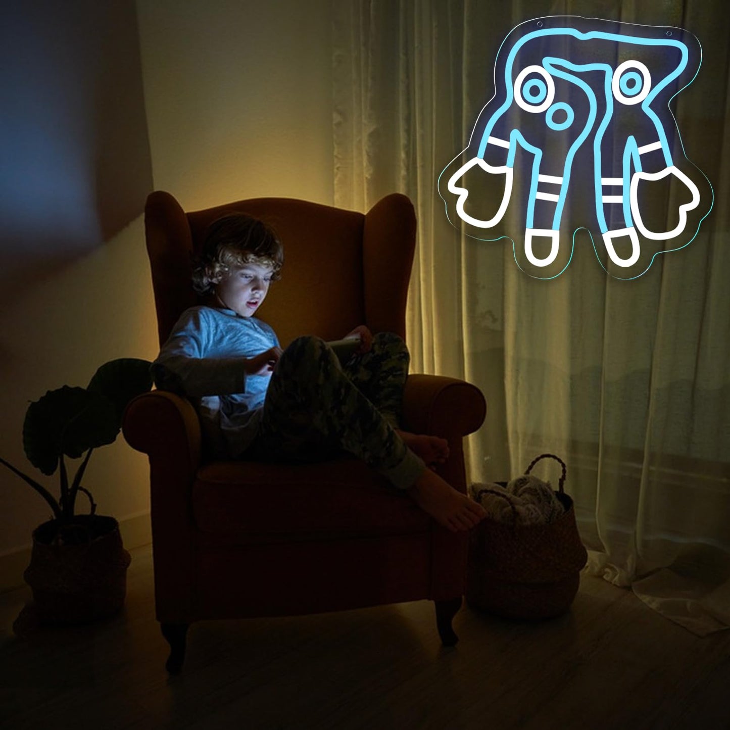 Game Neon Sign, Dimmable 67 Funny Figures Wall Light Decor for Bedroom Club Cafe Bar Funny Fans Birthdays Gifts12.6 * 12.2Inch