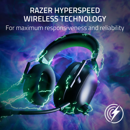 Razer BlackShark V2 Pro Wireless Gaming Headset 2023 Edition: Detachable Mic - Pro-Tuned FPS Profiles - 50mm Drivers - Noise-Isolating Earcups w/Ultra-Soft Memory Foam - 70 Hr Battery Life - White