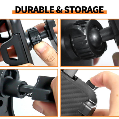 Phone Holder for car, Car Phone Holder Mount with Upgraded Metal Hook Clip for Air Vent, Car Mount Smartphones Holders
