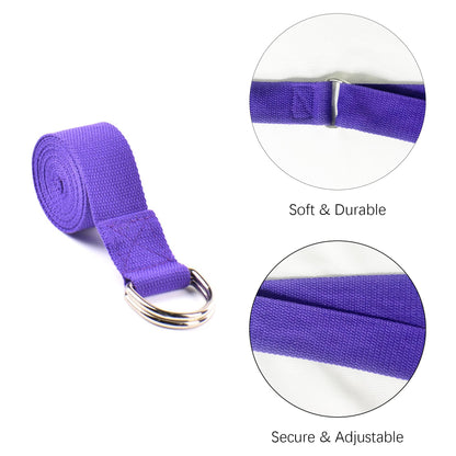 SAMTKA 2 Yoga Blocks Supportive Accessories including 2 Knee Pads, 2 With Strap To Put Less Weight On Wrists, 1 Muscle Massage Roller, 2 Pair of Non-Slip Pilates Socks, 1 GYM Bag, Durable Versatile Yoga Brick Exercise Set of 10