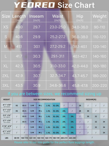 YEOREO CoreFlex Women Workout Flare Leggings with Pockets Hidden Scrunch High Waisted Cargo Gym Yoga No Front Seam Leggings Purple XL
