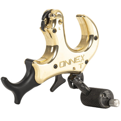 Stan OnneX Thumb Archery Release – Modular Trigger Release with Zero Travel, Adjustable Tension, 3 & 4 Finger Options, Open Hook, Trainer Lock, Heavy Metal, XL