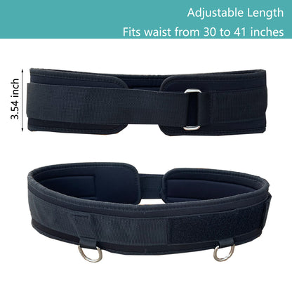 CORECISE Weighted Training Waist Belt for Pulling Sled and Tires,Workout Belt for Speed Parachute (Waist Belt)