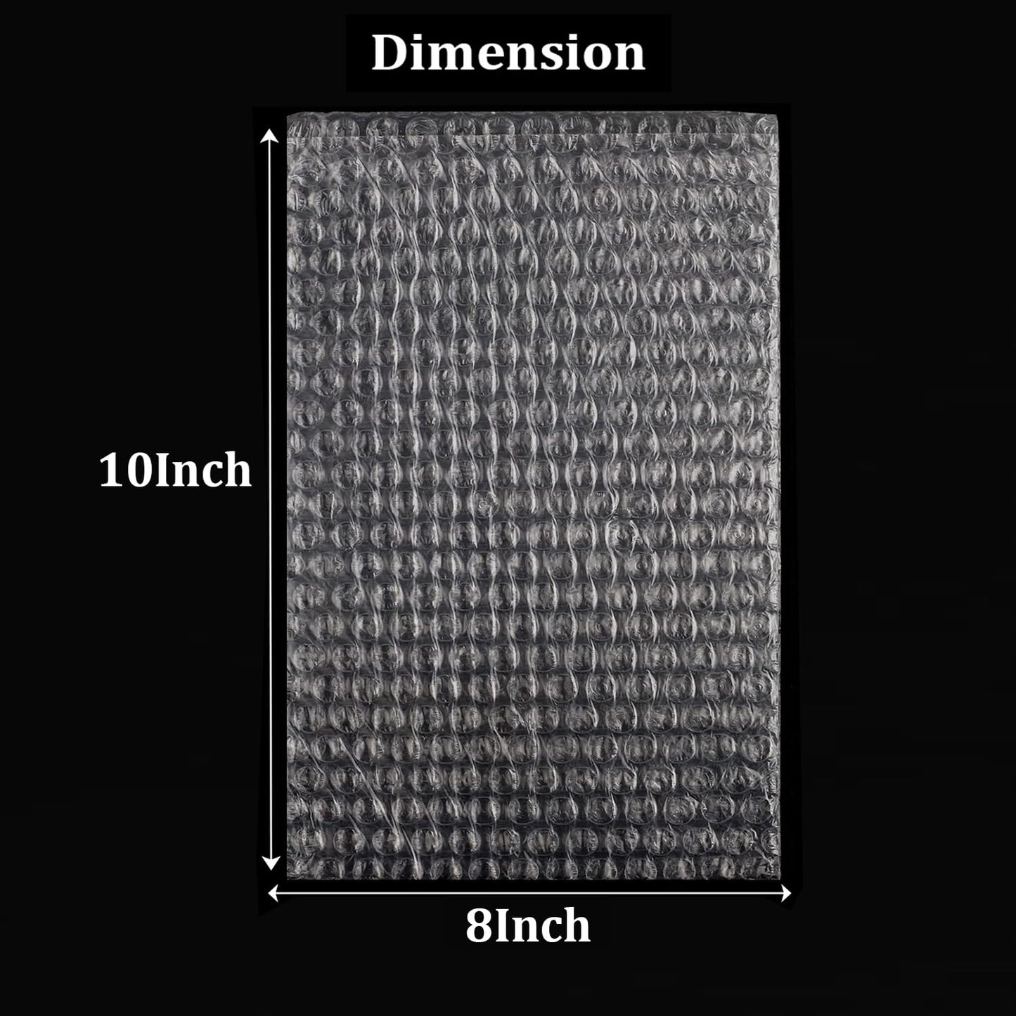 8 x 10inch Clear Bubble Out Bag Pouches, Yision 50PCS Protective Bubble Cushion Wrap Bag, Double Wall Shockproof for Moving, Shipping and Storage