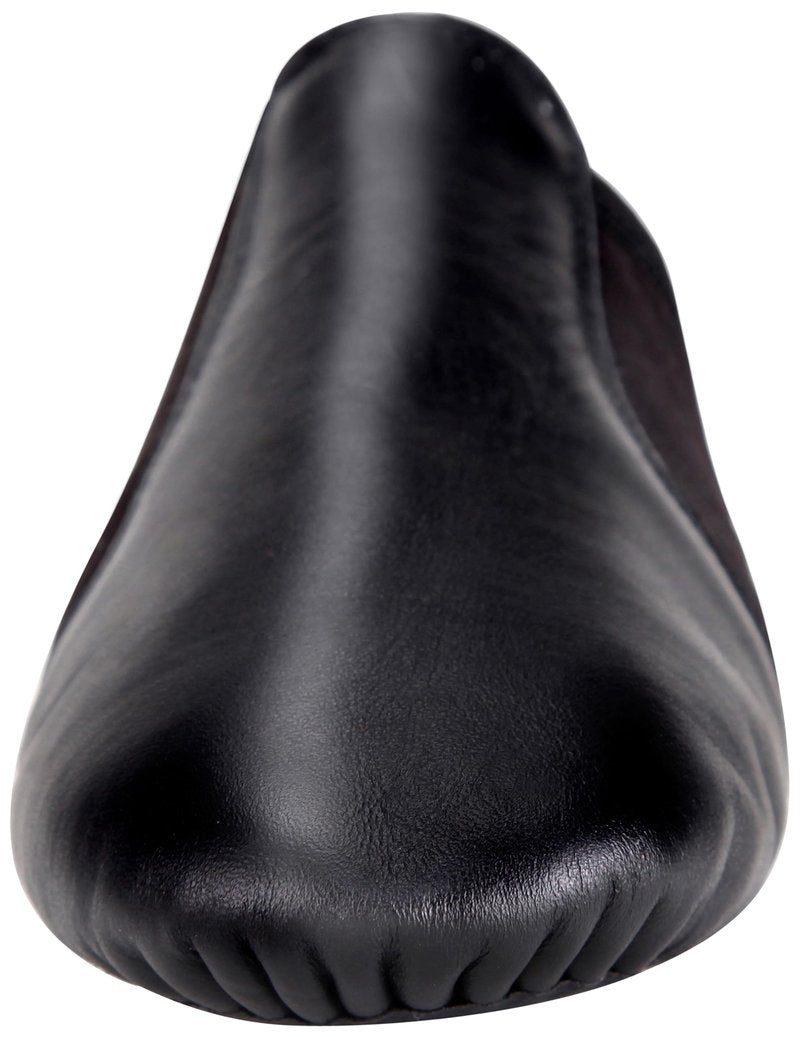 Linodes (Tent Leather Upper Jazz Shoe Slip-on for Women and Men's Dance Shoes Black 10M