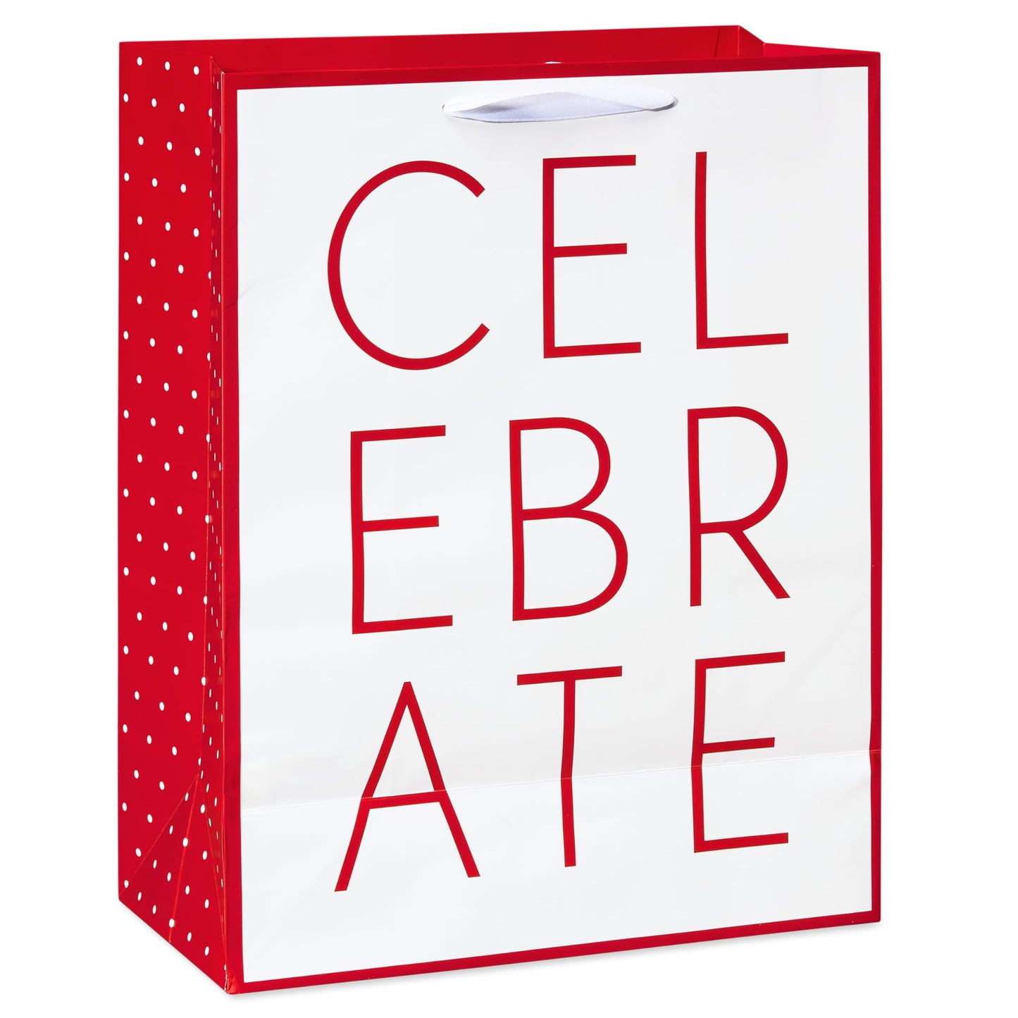 American Greetings 13" Large Christmas Gift Bags, Traditional Designs (4 Bags)
