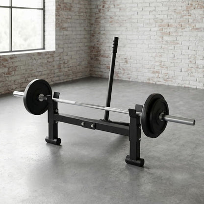 StarsNet Deadlift Barbell Jack Stand, Heavy Duty Steel Deadlift Jack for Home Gym Deadlift Exercises Weight Training Equipment, 800 LB Capacity