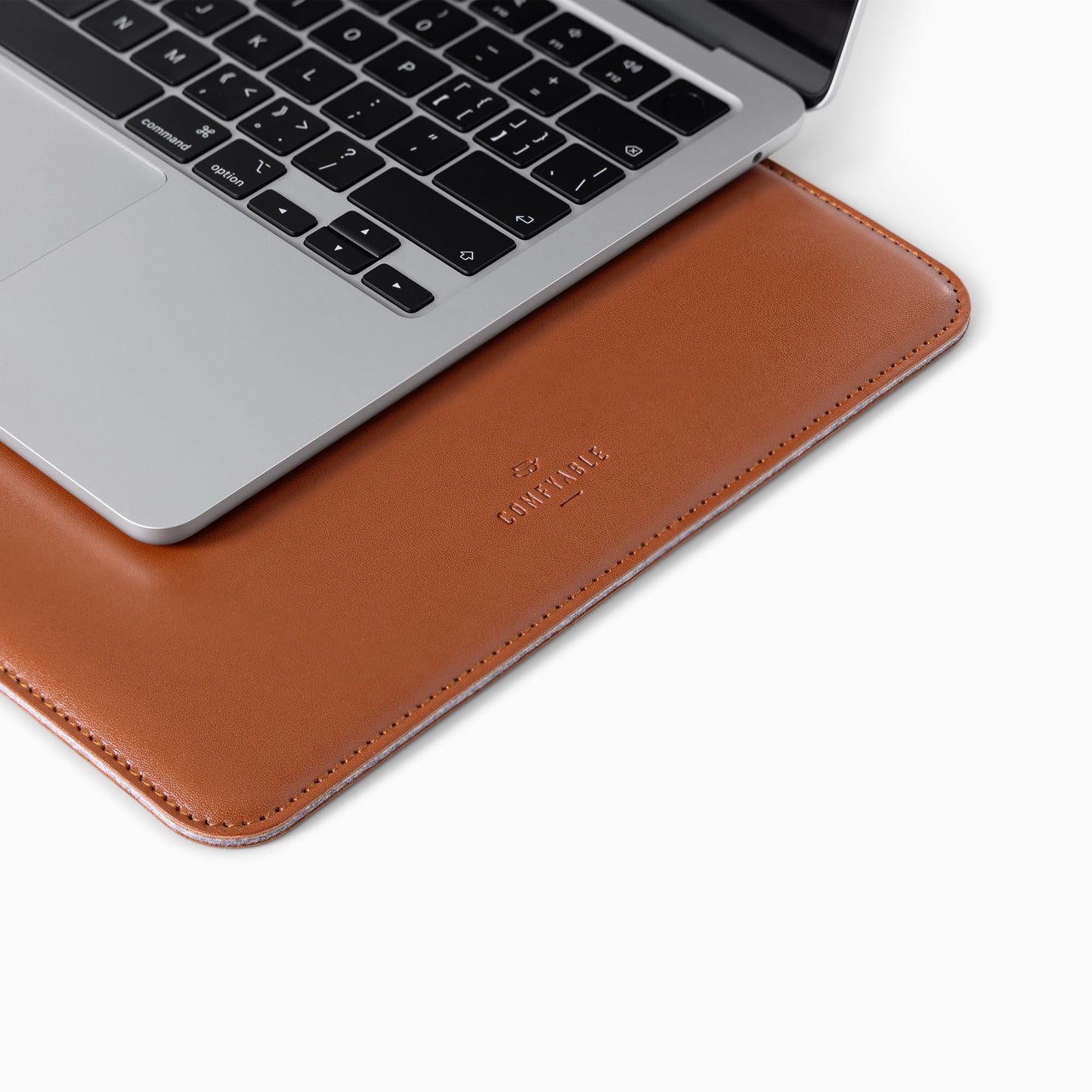 Comfyable Laptop Sleeve 14 Inch Precisely Compatible with MacBook Pro M5 M4 M3 M2 Pro/Max 2026-2021, Faux Leather Cover Case, 14 in, Brown