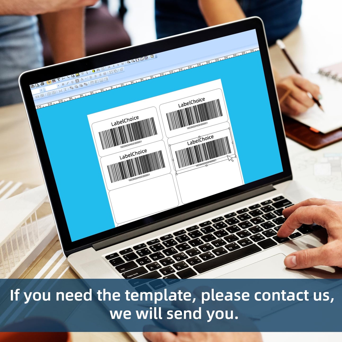 LabelChoice 100 Sheets 1000 Pcs 2”x4” 10 Up Shipping Address Labels Compatible with Laser and Inkjet Printers, 2x4 10 Per Page Strong Adhesive Internet Mailing Shipping Labels