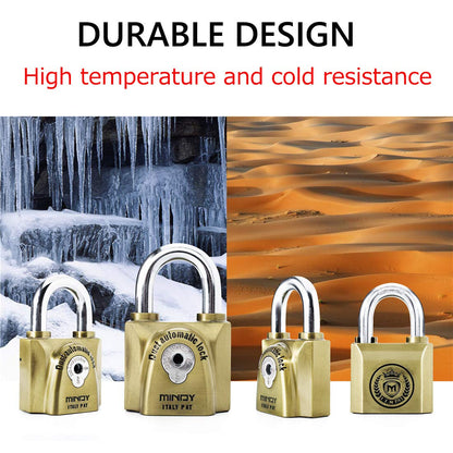 Mindy 60mm Heavy Duty Waterproof Keyed Padlock with 4 Keys