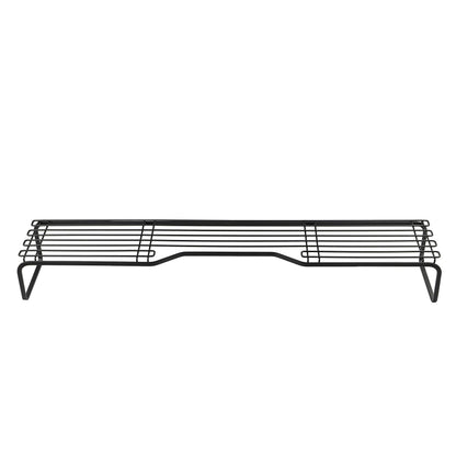BLKP Pearl Metal AZ-5053 Stove Back Rack Limited Black Width 29.5 inches (75 cm) Above Exhaust Outlet Kitchen Storage Black
