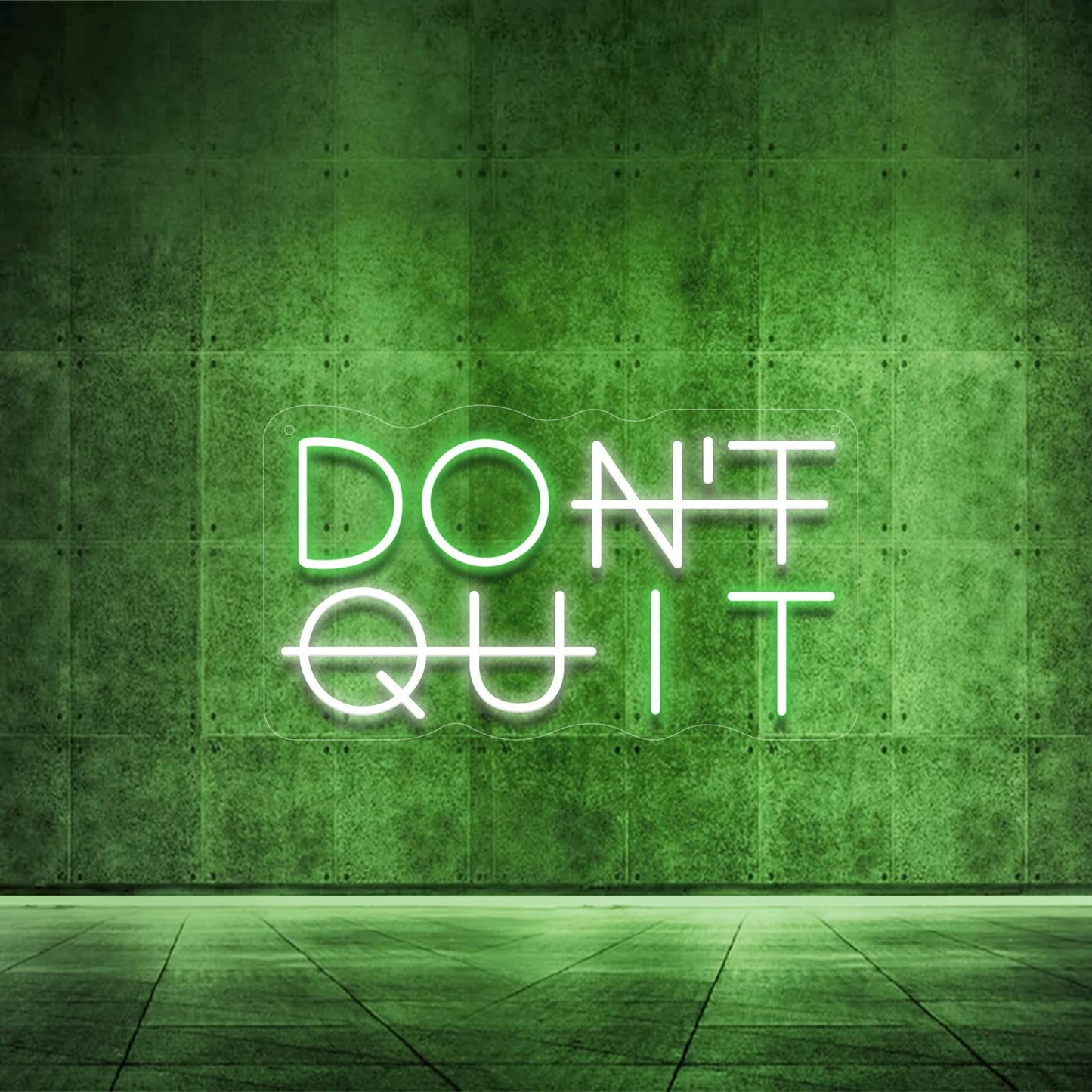 YIKBIK Don't Quit LED Neon Sign for Wall Decor, DO IT Neon Lights Party Decorations, USB Powered Switch LED Lights Adjustable for Office, Gym, Man Cave, Gamer Room Decor
