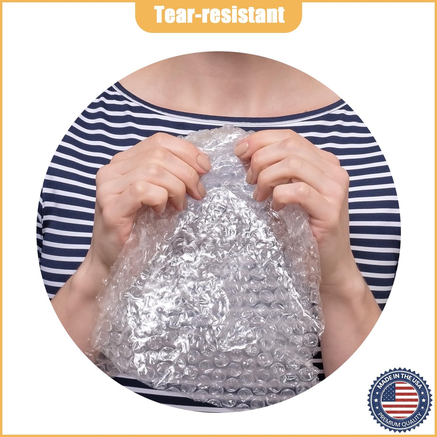 100 Pcs Bubble Pouches Wrap, 4" x 5.5" Self-Sealing Clear Bubble Bags, Double Thickened Wall Shockproof Pouch Wrap Bag for Moving and Storage, Shipping and Packing Supplies for Dishes Glasses Plates