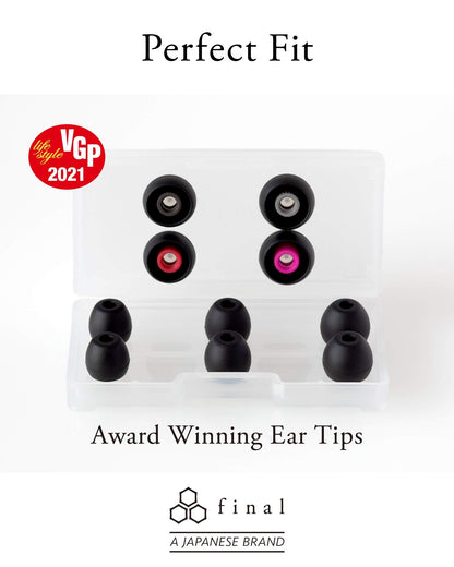 Final A4000 Single-Driver IEM Earphones, High-Fidelity Sound, Detachable Cable, Lightweight in-Ear Monitors, Premium Audio Quality, Comfortable Fit, Durable Design, Ideal for Audiophiles