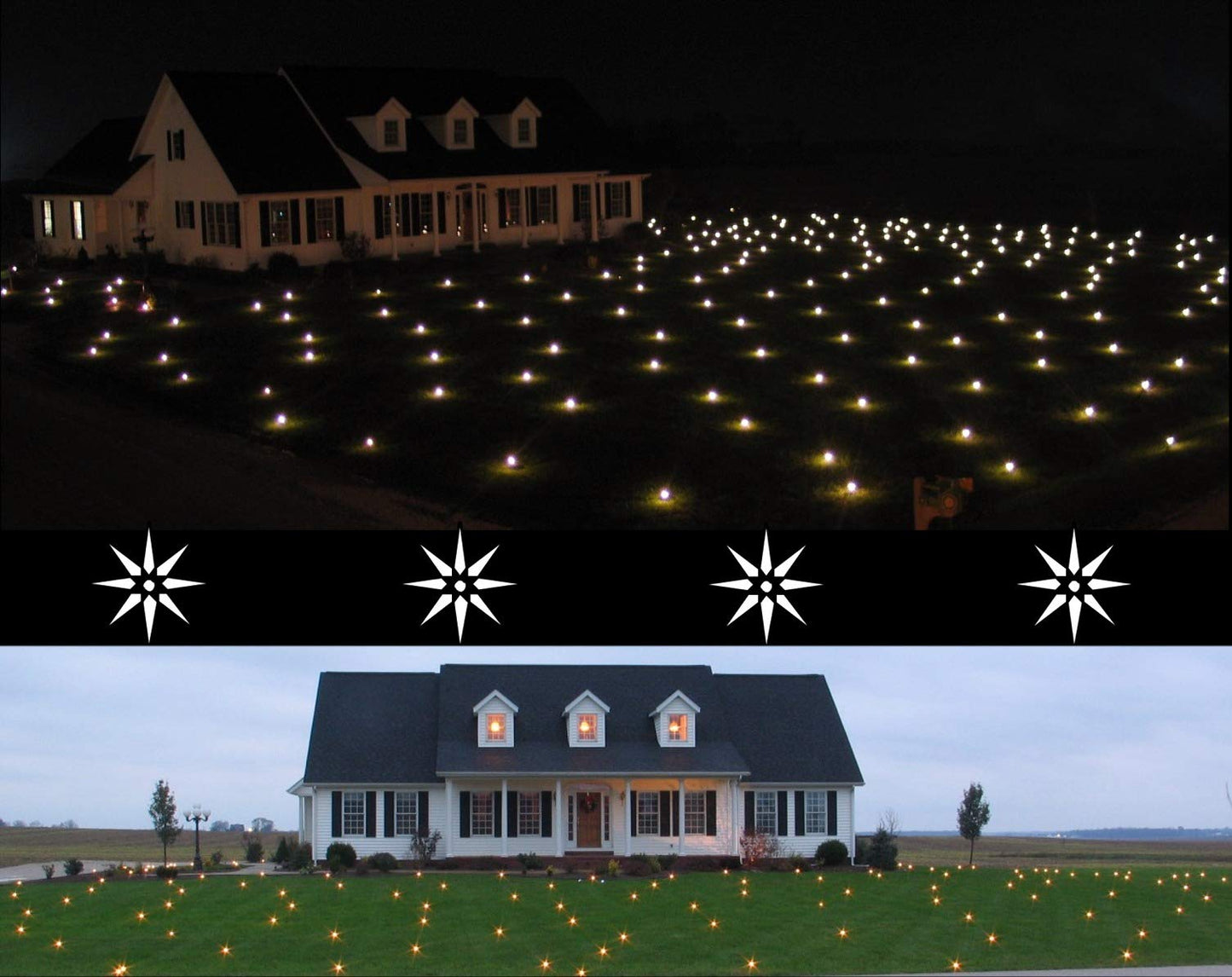 Lawn Lights Illuminated Outdoor Decoration, LED, Christmas, 36-08, Strobe