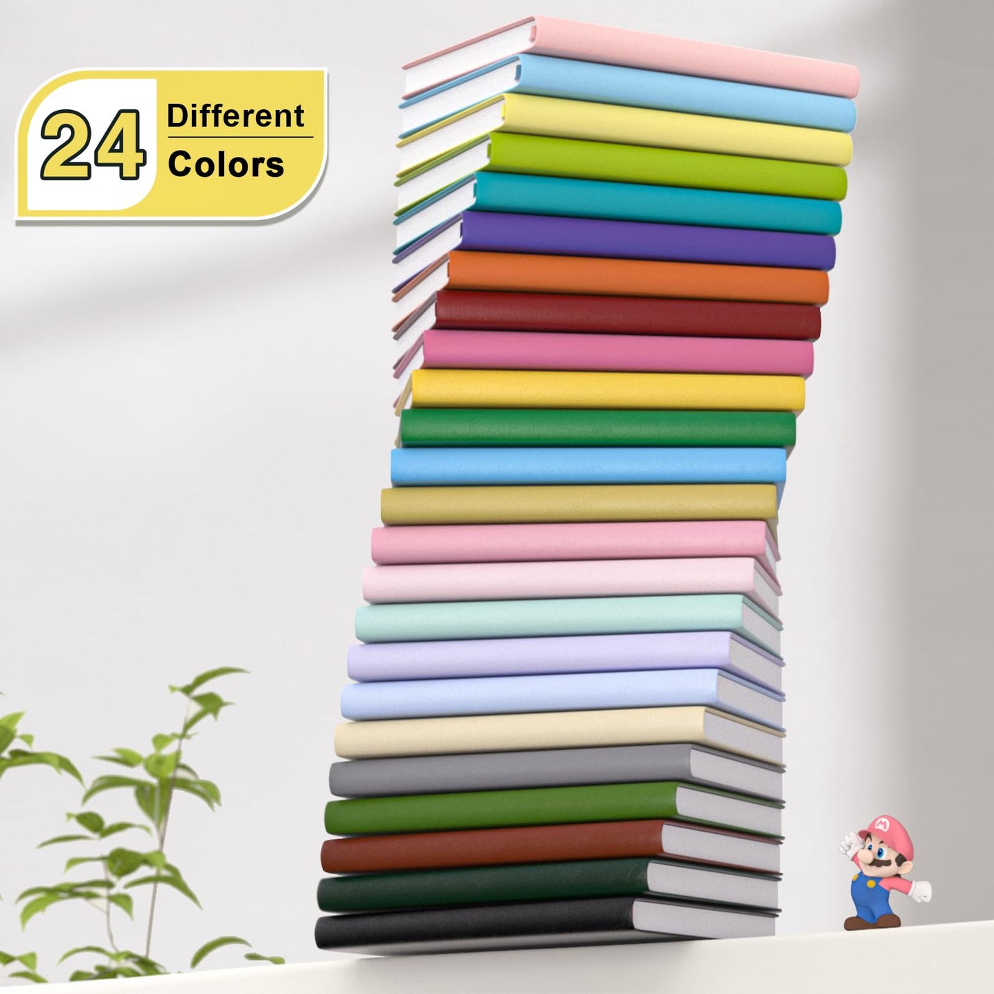 Pocket Small Notebook Journals, 8 Pack (8 Pastel Color) Mini Notebook 3.7x5.7 Journaling Notebooks for Women Men, A6 Hardcover Lined Note Pads with Pens for Work, Business, Travel Journal, Office Supplies