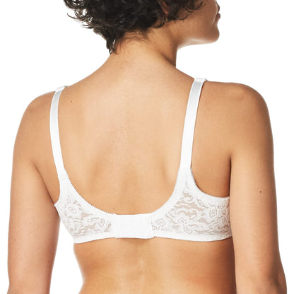Bali Women's Underwire Bra, Lace 'N Smooth, Lace Full-Coverage Bra with Stay-in-Place Straps