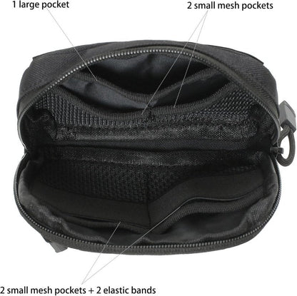 Tactical Belt Pouch for Men - Mini Heavy Duty Molle EDC Utility Gear | Compact Travel & Hiking Pouch