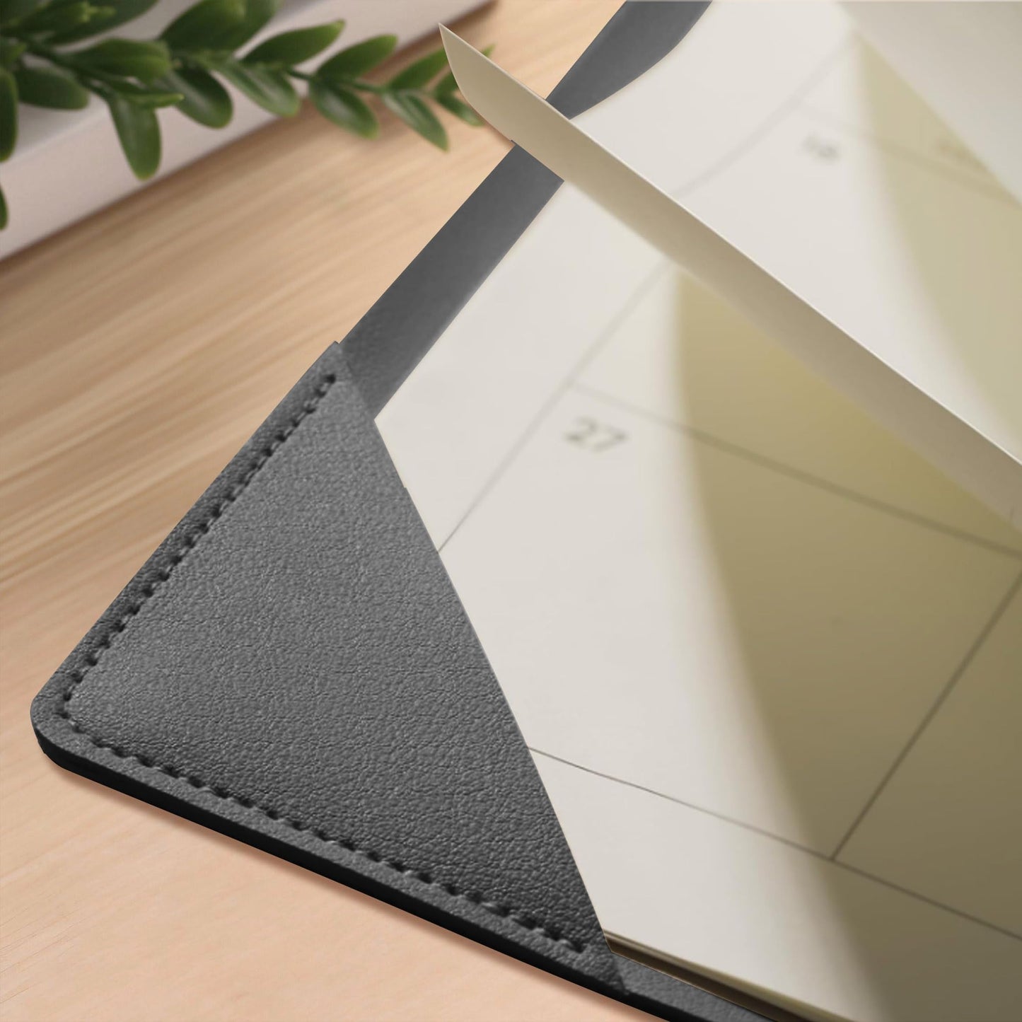 Desk Calendar 2026-2027 with Desktop Mat – 22" x 17" Large Desk Calendars with Desktop Pad, 18-Month Teacher Desk Calendar from Jan 2026–Jun 2027, for Office, School & Home Use (Black)