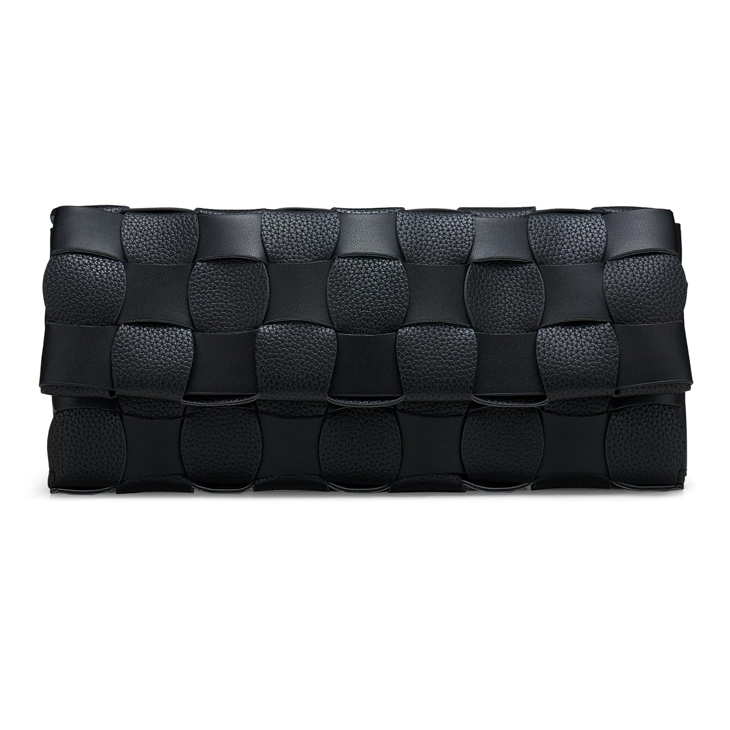 CHUNLI Trendy Woven Evening Clutch Purses for Women, PU Leather Crossbody Shoulder Purse Handbag for Women Evening, Formal Events, Wedding, Party, and Special Occasions