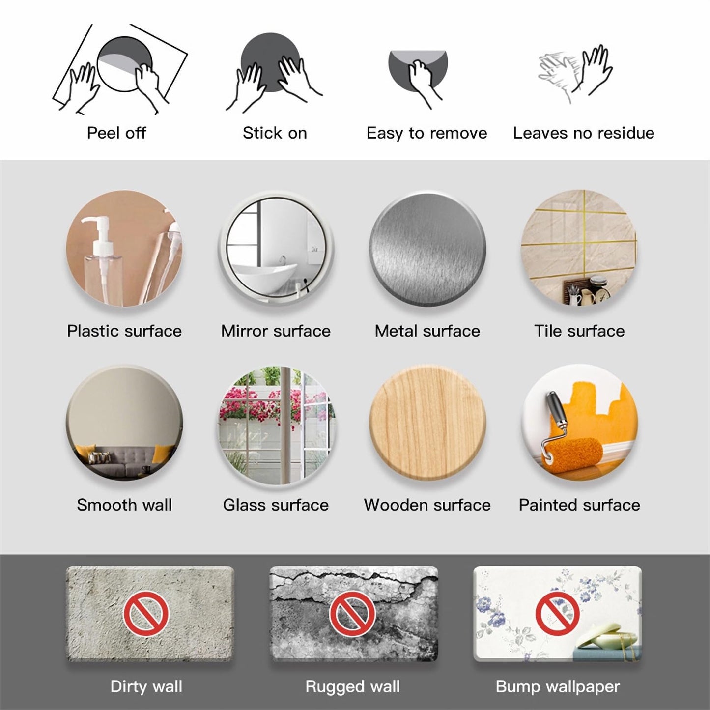 Chinese Style Landscape Painting Circulation Collage Wall Stickers, sacinora Landscapes Flower River Bird Wall Decal Removable Vinyl Peel and Stick for Living Room Tea Room Background Home Decoration