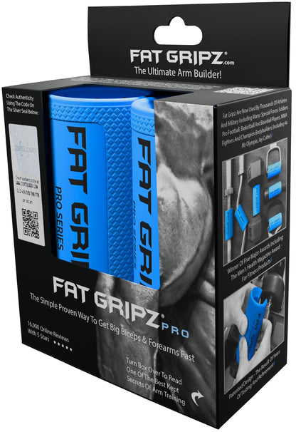 Fat Gripz - Thick Grips - Increased Muscle Fiber Activation - Bigger Arms (4x Men's Health Award Winner)