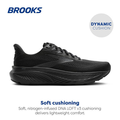 Brooks Women’s Ghost 17 Neutral Running Shoe - Black/Black/Ebony - 10.5 X-Wide