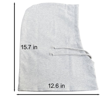NIULAFR Faraday Protection Hat, RF Shielding Hat for WiFi Protection, Covering Neck, Head, Gray