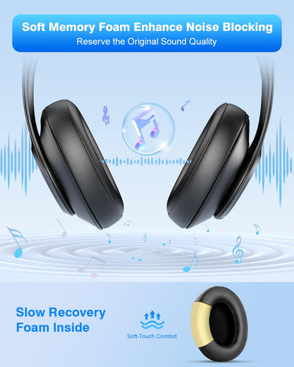 F FEYCH Beats Studio Replacement Earpads for Beats Studio 3 & 2 (B0500/ B0501) 2 Pieces Noise Isolation Comfortable Memory Foam Ear Cushions (Black)