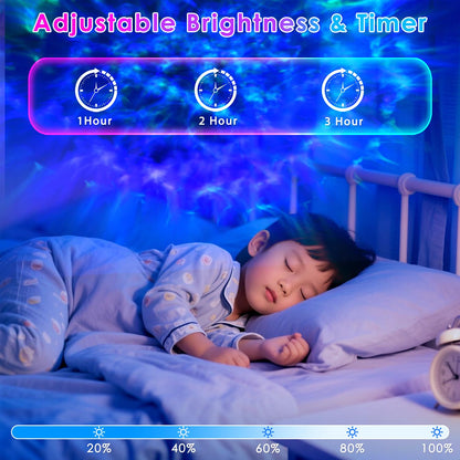 Galaxy Projector for Bedroom, Galaxy Light Projector with 41 Lighting Modes, Starry Nebula Ceiling Night Light with Timer and Remote, Room Decor, for Christmas, Birthdays