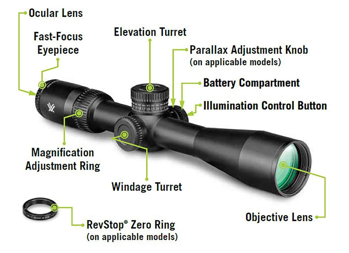 Vortex Optics Viper HD 3-15x44 Second Focal Plane Scope - VMR-3 MOA Reticle
