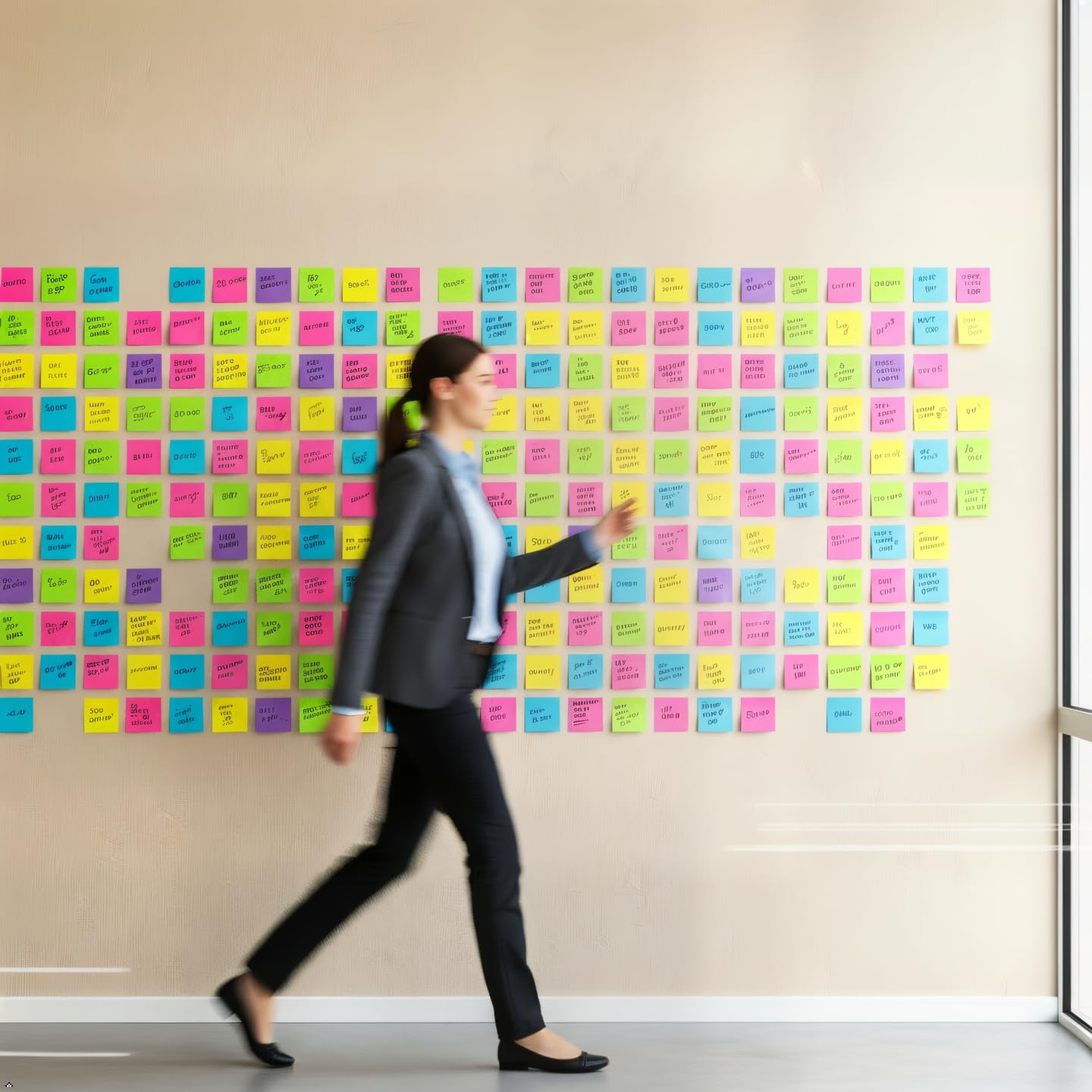 (40 Pads) Sticky Notes 3x3 in,Bright Colors Notepads,Colorful Stickies,Super Sticking Power,Memo Note Pads,Post on Windows Doors,Office,School,Strong Adhesive,Recyclable,Easy to Write on,Hold Well