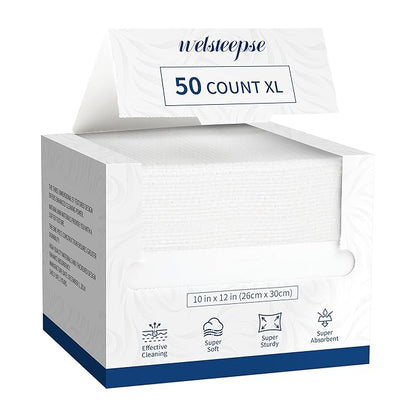 Disposable Face Towelettes, Makeup Remover Dry Wipes, Ultra Soft, 100% Biobased