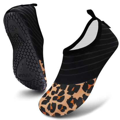VIFUUR Water Sports Unisex Shoes Splice Orange Leopard - 7.5-8.5 W US / 6-7 M US (38-39)