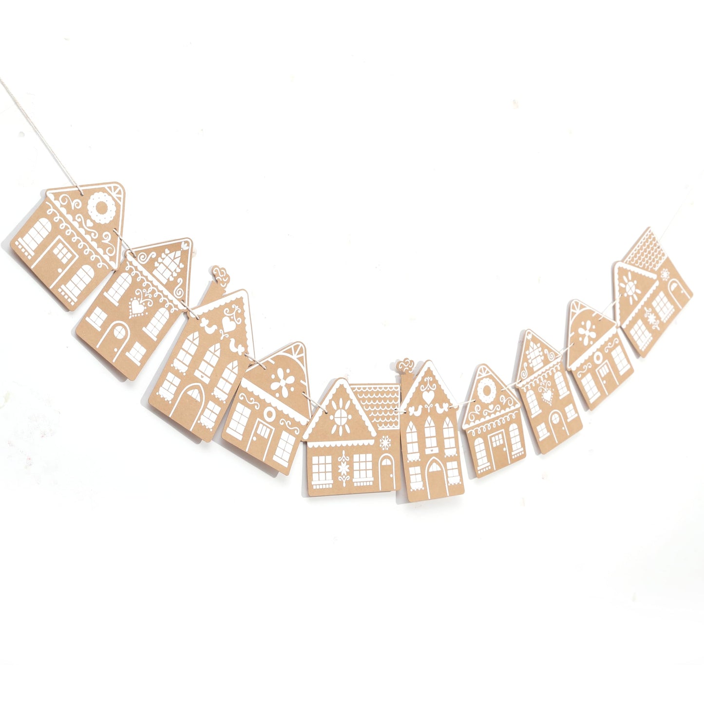 Christmas Decorations,Christmas Gingerbread House Hanging Banner