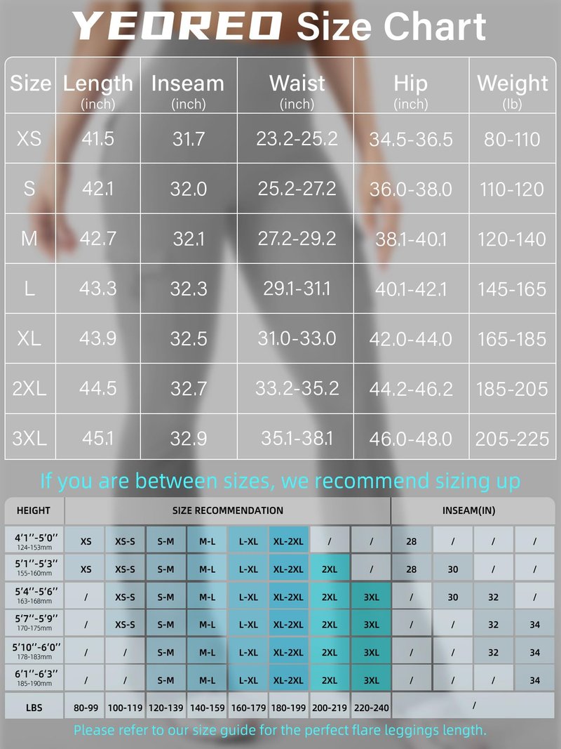 YEOREO CoreFlex Women Workout Flare Leggings with Pockets Hidden Scrunch High Waisted Cargo Gym Yoga Leggings Light Grey S