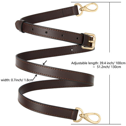 BAIXUEJI Leather Purse Strap Replacement Crossbody Handbag Long Adjustable