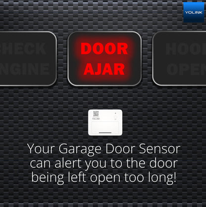 YoLink Smart Garage Door Sensor, Garage Door Position Sensor with Door Left-Open Reminders, Alexa, Google, IFTTT, Home Assistant (Hub Required)