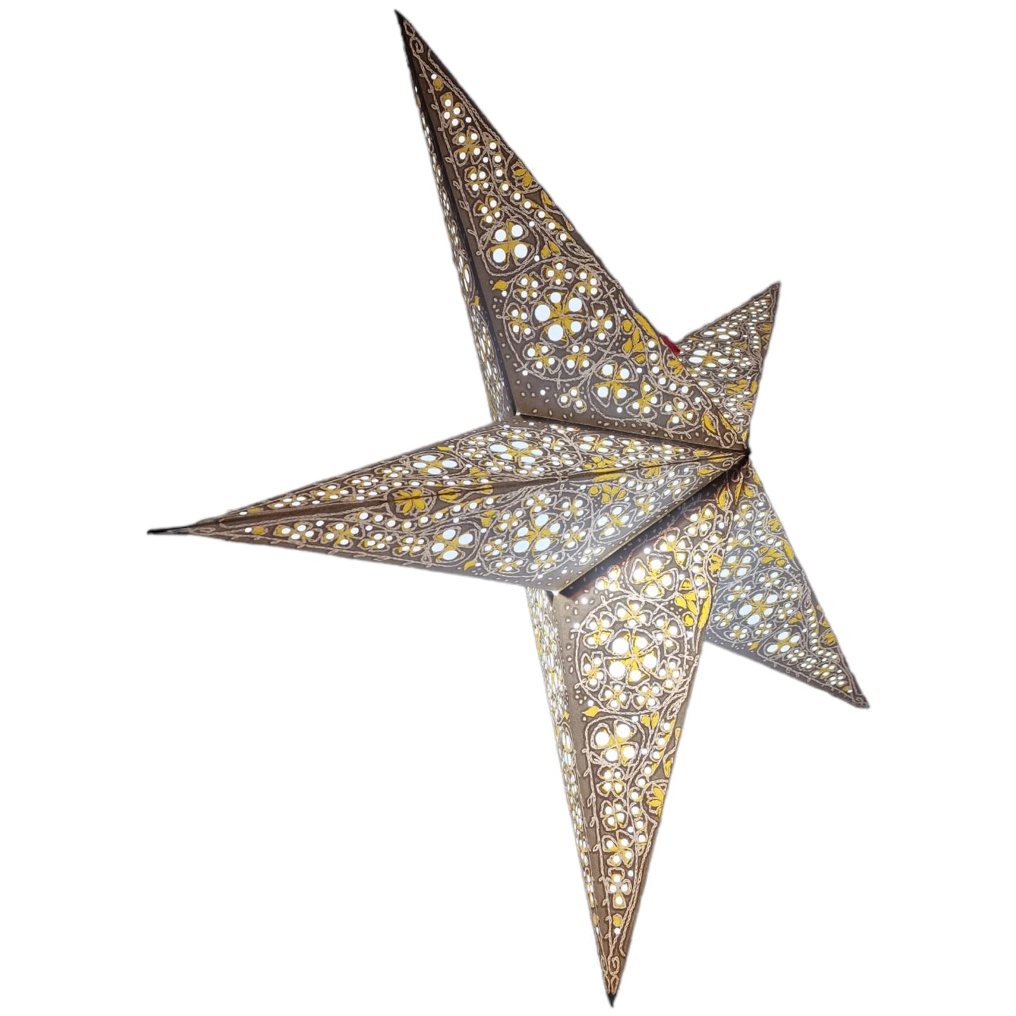 Yepsio Paper Star Lantern Lampshade, 60 cm, Hanging Decorations for Christmas, Wedding, Home, Party (Galaxy 009)