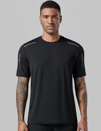 5 Pack Men’s Active Quick Dry Crew Neck T Shirts | Athletic Running Gym Workout Short Sleeve Tee Tops Bulk (Set 17, XX-Large)