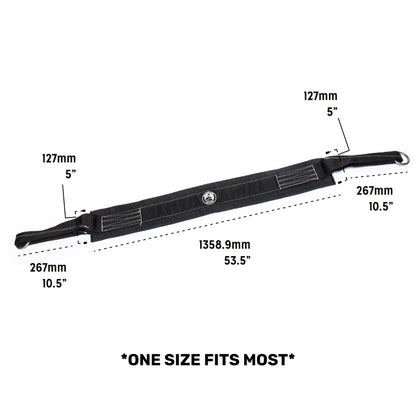 Belt Squat Belt [Bells of Steel] 5in Width Belt Squat Belt for Weight Lifting, Includes Chain - 12in, Heavy Duty Padded Belt Squat Attachment