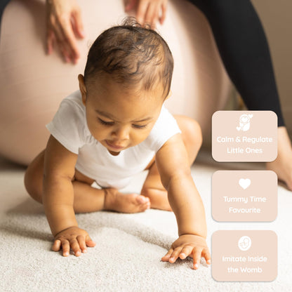BABYGO Birthing Ball - Pregnancy Yoga Labor & Exercise Ball & Book Set Trimester Targeting, Maternity Physio, Birth & Recovery Plan Included Anti Burst Eco Friendly